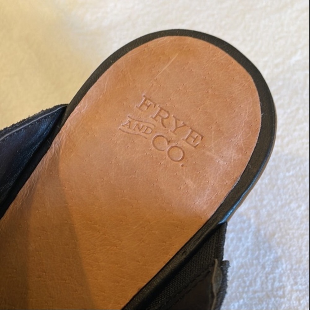 Frye and Co. Jacy Perf Mule Black 10 M - Picture 6 of 10